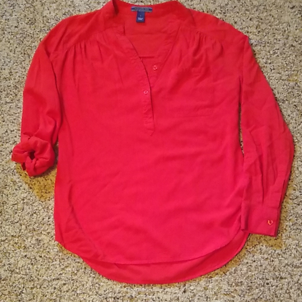 Red tunic
